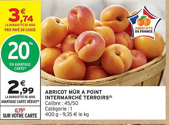 ABRICOT MÛR À POINT INTERMARCHÉ TERROIRS(1)