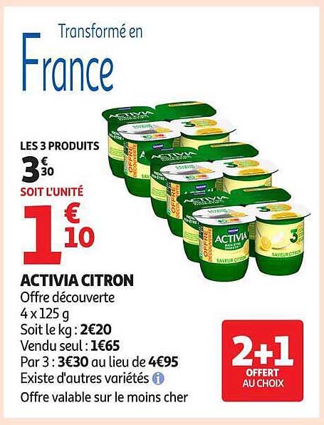 ACTIVIA CITRON