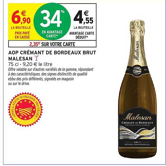 AOP CRÉMANT DE BORDEAUX BRUT MALESAN