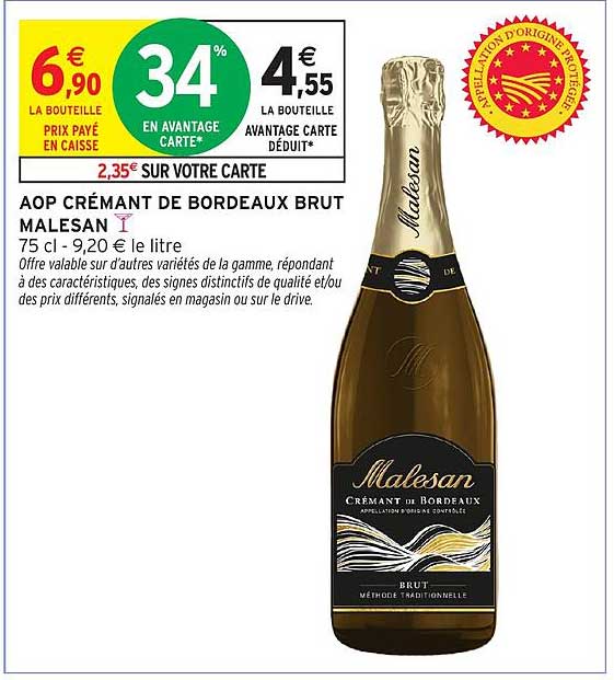 AOP CRÉMANT DE BORDEAUX BRUT MALESAN