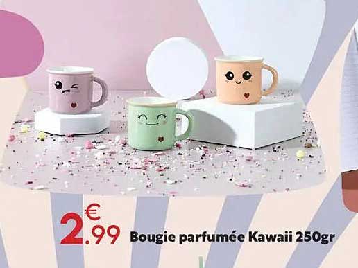 Bougie parfumée Kawaii 250gr