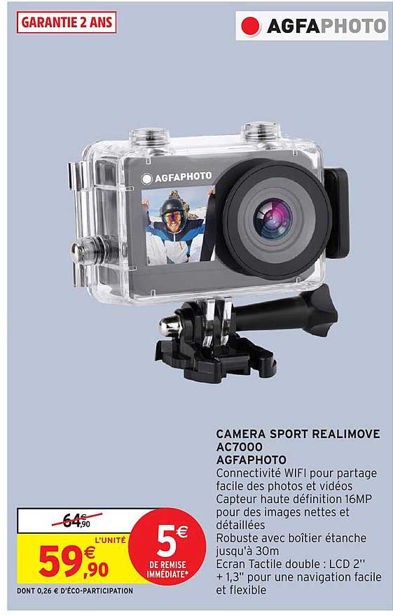CAMERA SPORT REALIMOVE AC7000 AGFAPHOTO