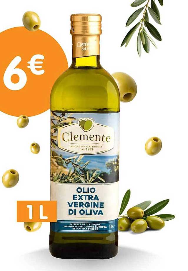 Clemente Olio Extra Vergine di Oliva 1 L