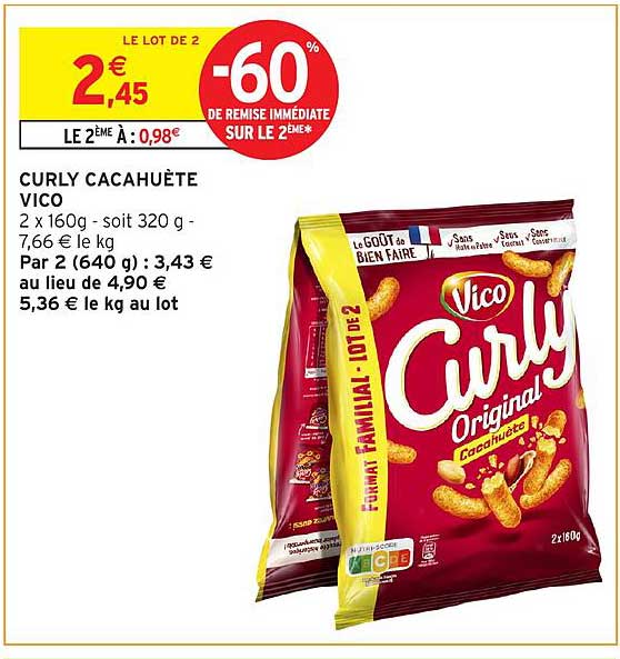 CURLY CACAHUETE VICO