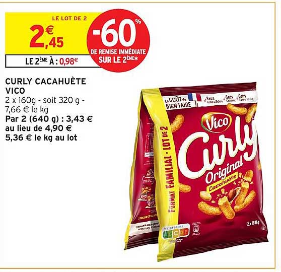 CURLY CACAHUÈTE VICO