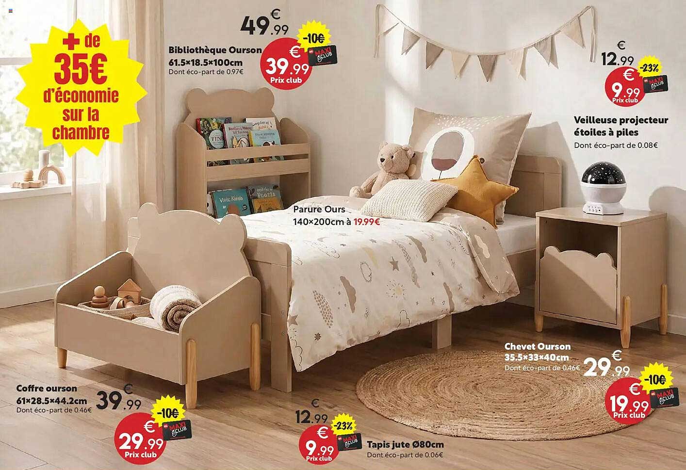 + de 35€ d'économie sur la chambre