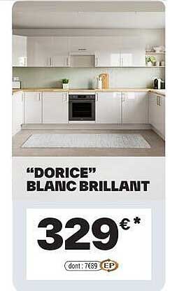“DORICE” BLANC BRILLANT