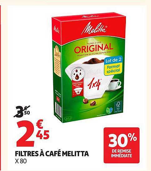 FILTRES À CAFÉ MELITTA X 80