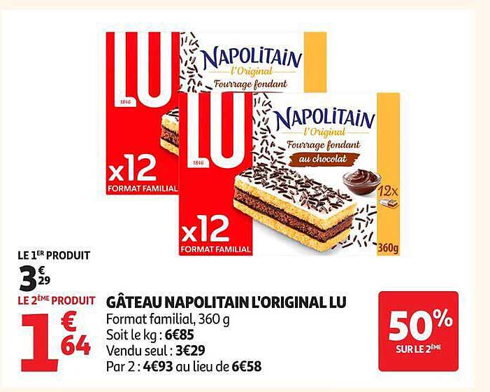 GÂTEAU NAPOLITAIN L'ORIGINAL LU