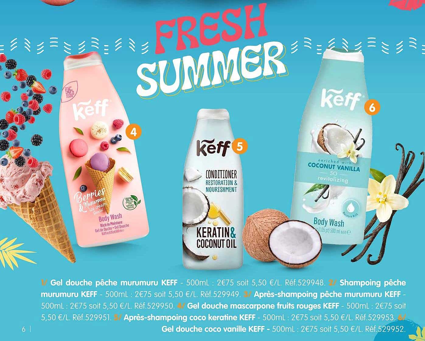 Gel douche pêche murumuru KEFF