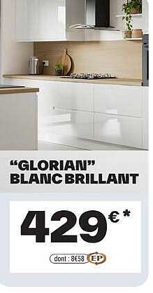 “GLORIAN” BLANC BRILLANT