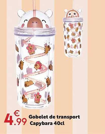 Gobelet de transport Capybara 40cl