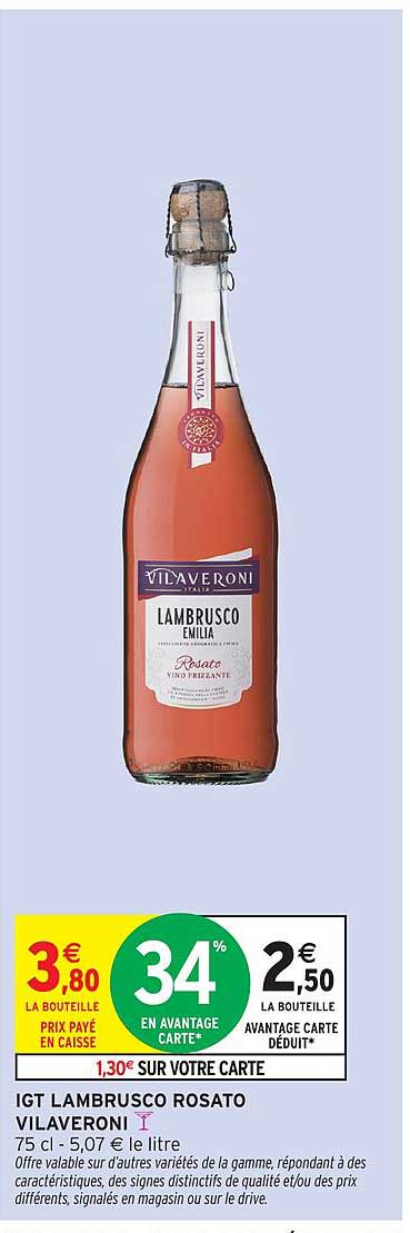 IGT LAMBRUSCO ROSATO VILAVERONI