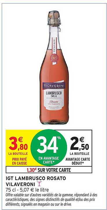IGT LAMBRUSCO ROSATO VILAVERONI