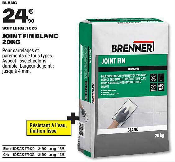 JOINT FIN BLANC 20KG