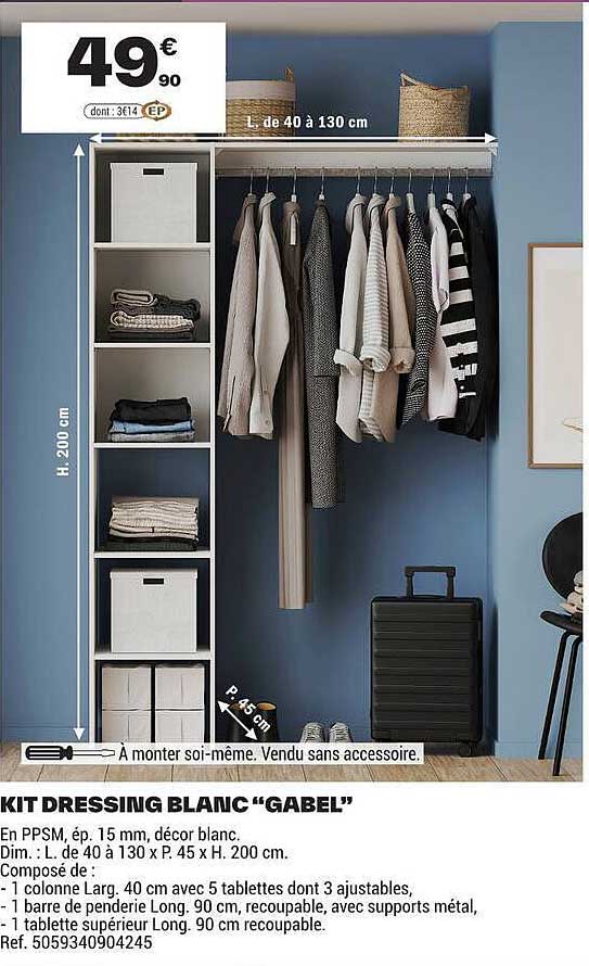 KIT DRESSING BLANC "GABEL"