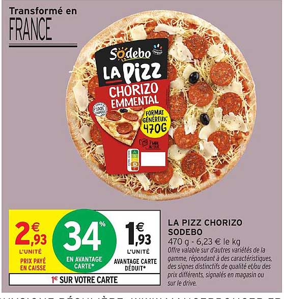 LA PIZZ CHORIZO SODEBO