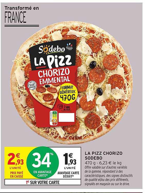 LA PIZZ CHORIZO SODEBO