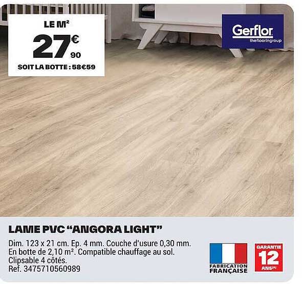LAME PVC “ANGORA LIGHT”