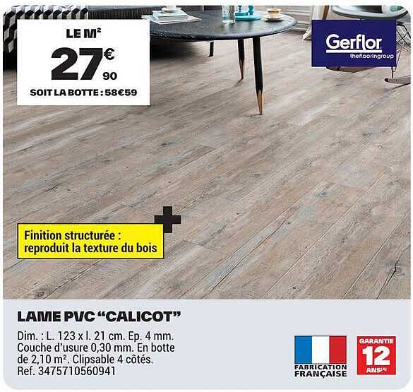 LAME PVC “CALICOT”