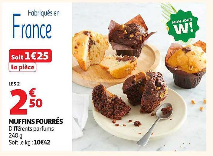 MUFFINS FOURRÉS