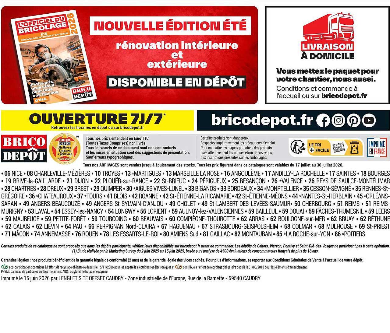 NOUVELLE ÉDITION ÉTÉ