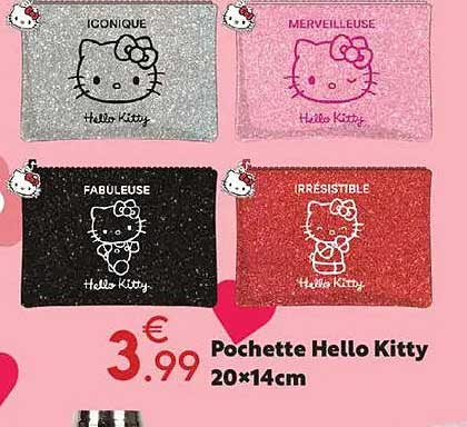 Pochette Hello Kitty 20×14cm