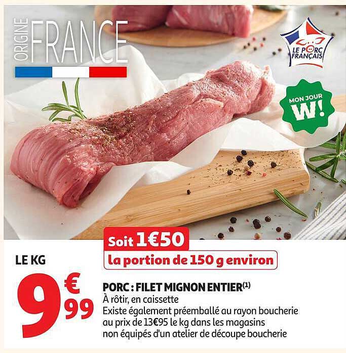 PORC : FILET MIGNON ENTIER
