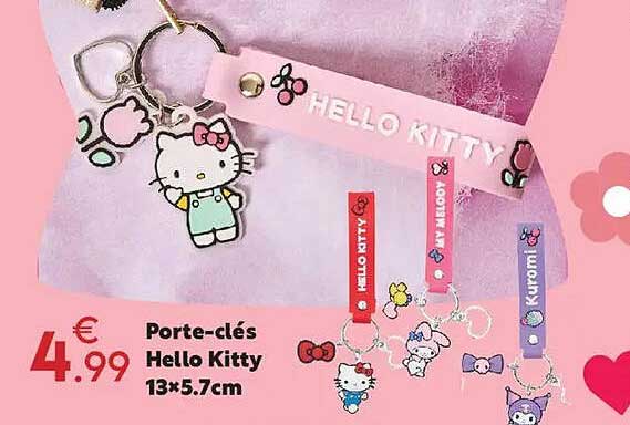 Porte-clés Hello Kitty 13*5.7cm