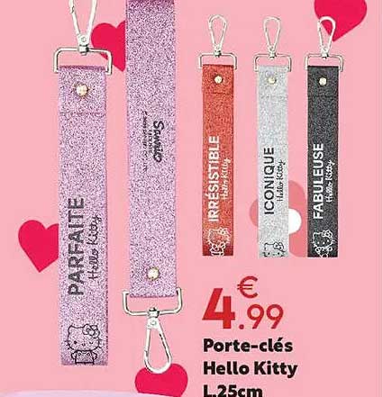 PORTE-CLÉS Hello Kitty L.25cm