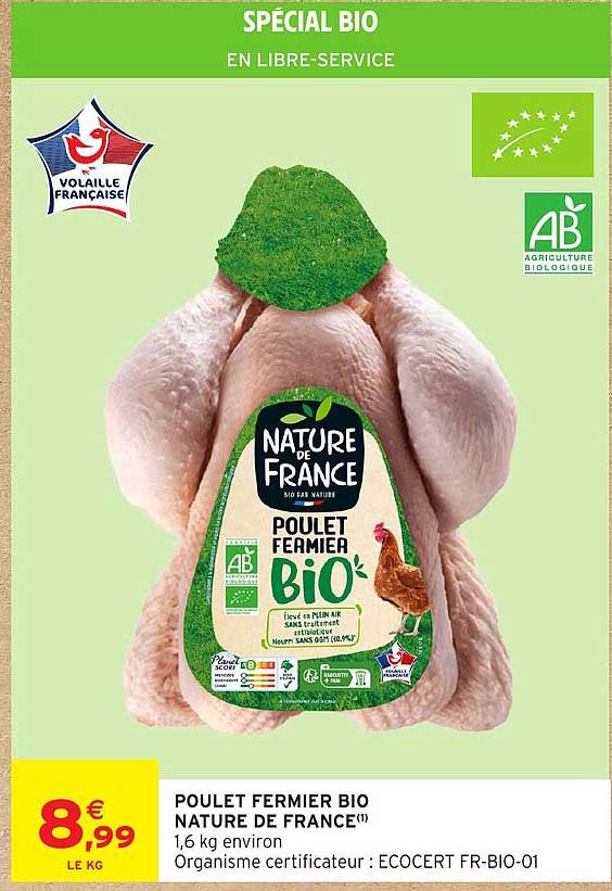 POULET FERMIER BIO NATURE DE FRANCE(1)