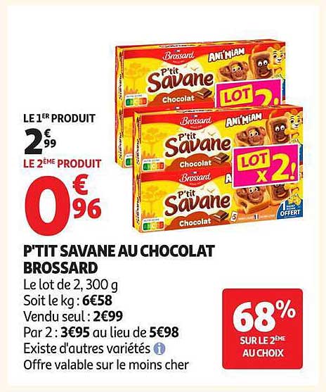 P’Tit Savane au chocolat Brossard