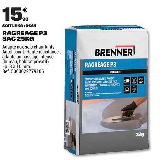 RAGRÉAGE P3 SAC 25KG