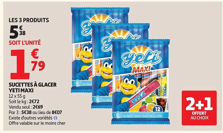 SUCETTES À GLACER YETI MAXI