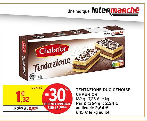 TENTAZIONE DUO GÉNOISE CHABRIOR