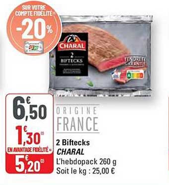 2 Biftecks CHARAL