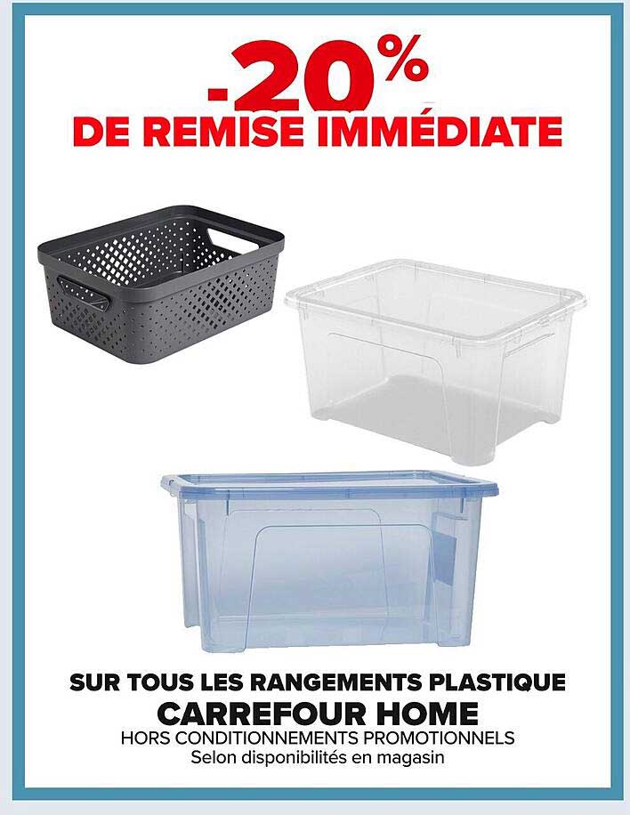 -20% DE REMISE IMMEDIATE