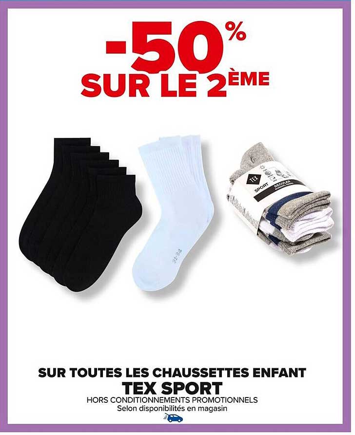 -50% SUR LE 2ÈME