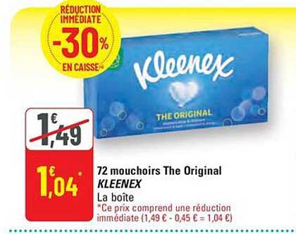 72 mouchoirs The Original KLEENEX