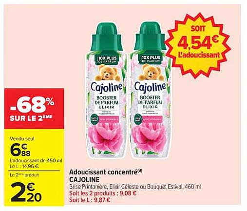 Adoucissant concentré Cajoline