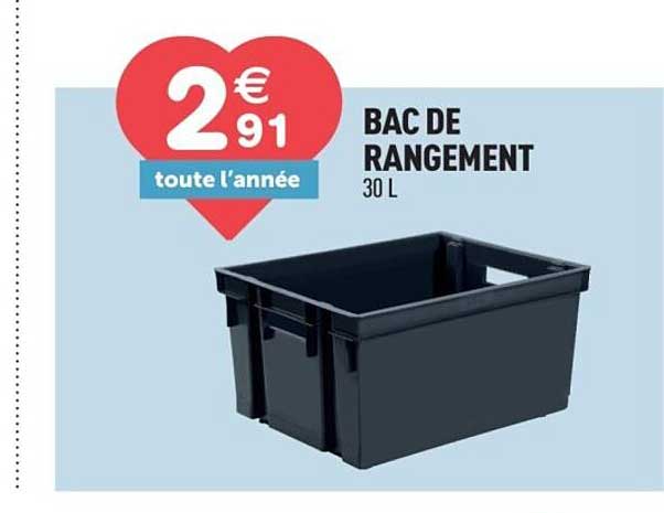 BAC DE RANGEMENT