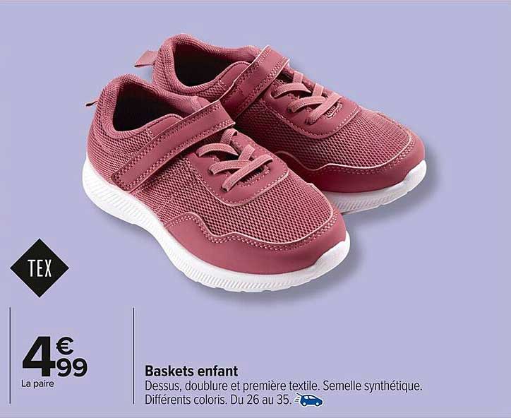 Baskets enfant