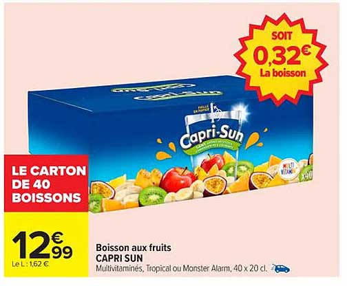 Boisson aux fruits CAPRI SUN