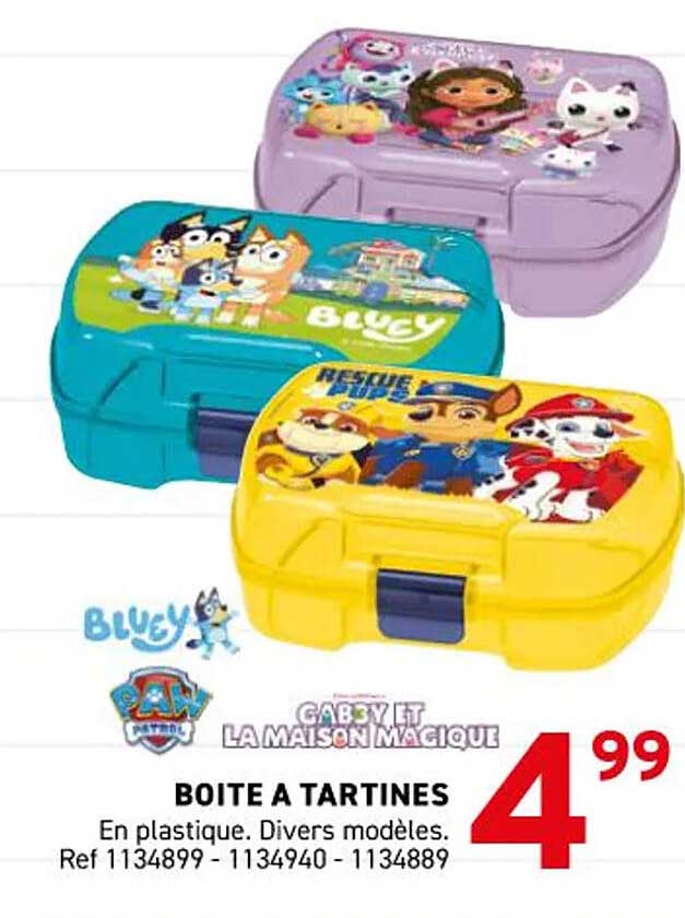 BOITE A TARTINES
