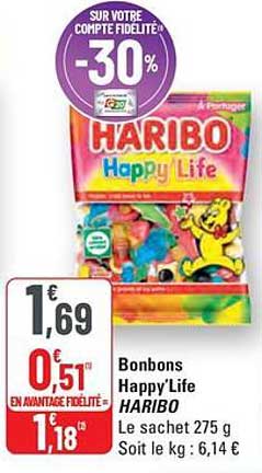 Bonbons Happy'Life HARIBO