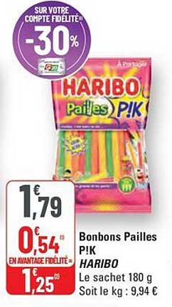 Bonbons Pailles P!K