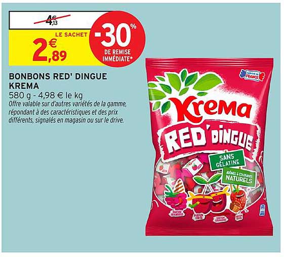 BONBONS RED' DINGUE KREMA