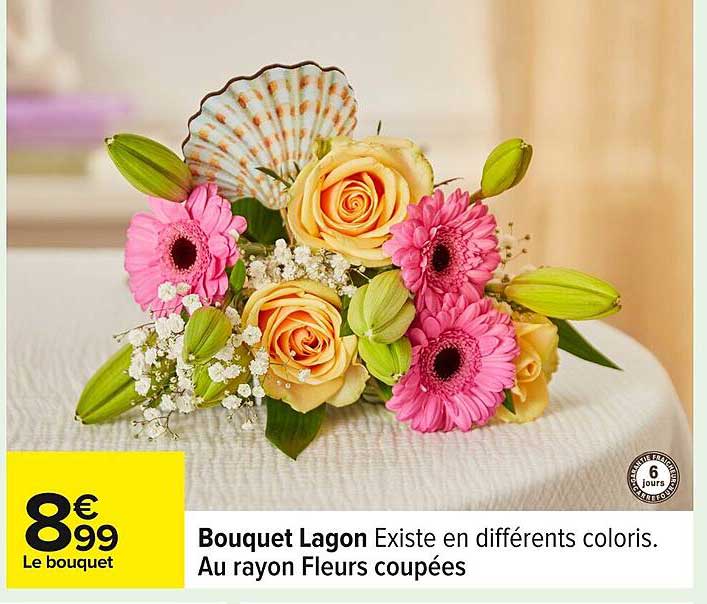 Bouquet Lagon Existe en différents coloris.