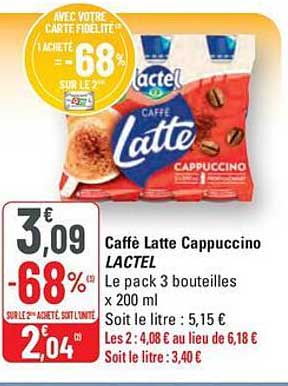 Caffè Latte Cappuccino LACTEL