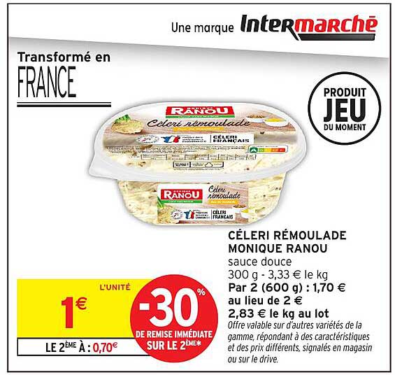 CÉLERI RÉMOULADE MONIQUE RANOU